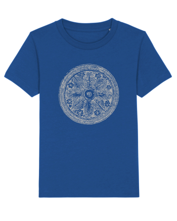 Ornament dacic. Majorelle Blue