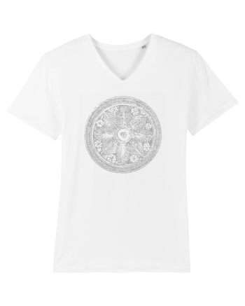 Ornament dacic. White