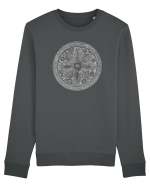 Ornament dacic. Bluză mânecă lungă Unisex Rise