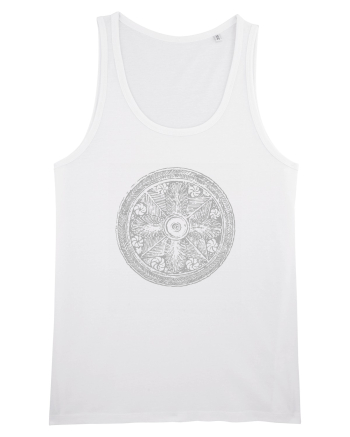Ornament dacic. White