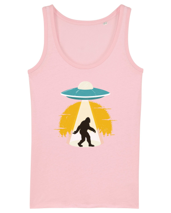 BIGFOOT UFO Abduction Cotton Pink