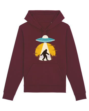 BIGFOOT UFO Abduction Burgundy