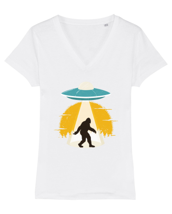 BIGFOOT UFO Abduction White