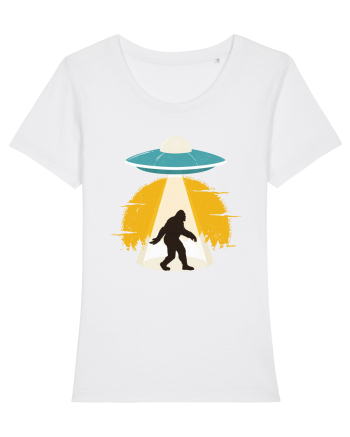 BIGFOOT UFO Abduction White