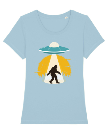 BIGFOOT UFO Abduction Sky Blue