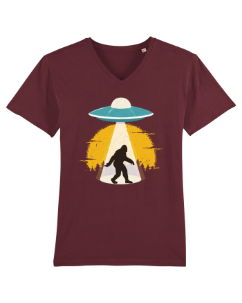 BIGFOOT UFO Abduction Burgundy