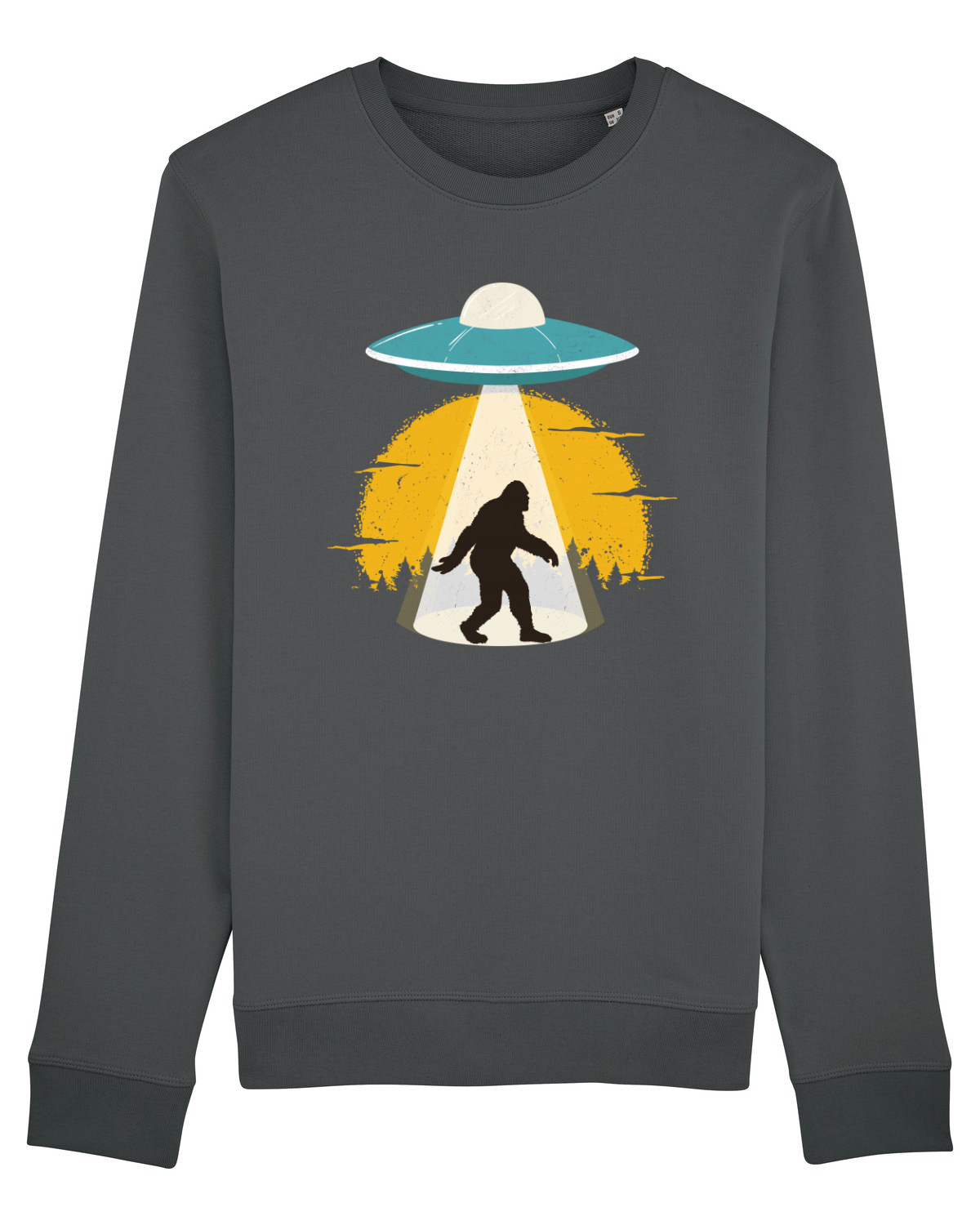 Bluză mânecă lungă Unisex Rise Anthracite
