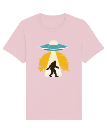 BIGFOOT UFO Abduction Cotton Pink