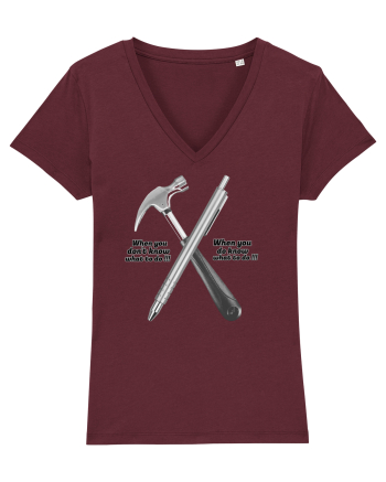 Hammer or Pen Burgundy