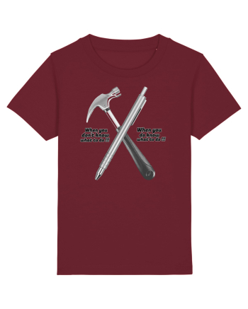 Hammer or Pen Burgundy