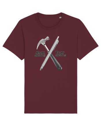 Hammer or Pen Burgundy
