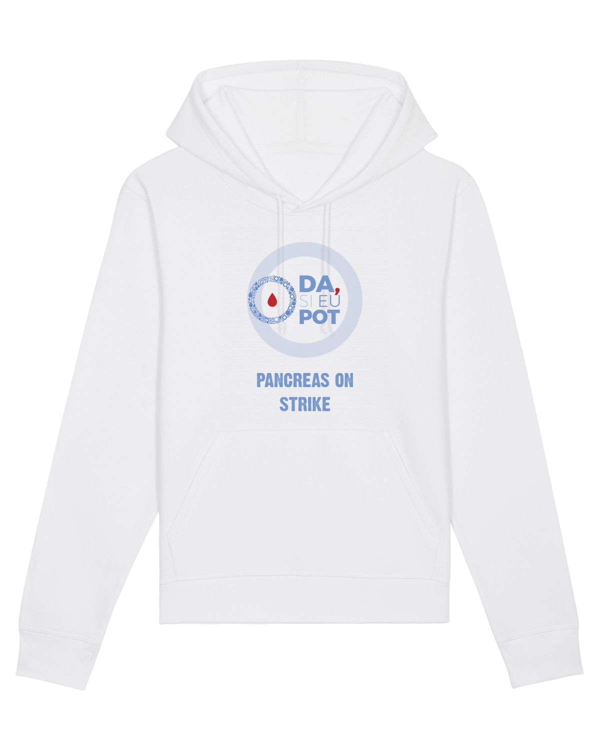 Hanorac Unisex Drummer White
