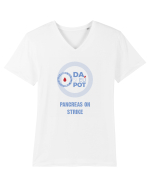 Pancreas în grevă Tricou mânecă scurtă guler V Bărbat Presenter