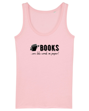 Cărțile sunt gen vorbe pe hârtie Cotton Pink