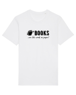 Cărțile sunt gen vorbe pe hârtie Tricou mânecă scurtă Unisex Rocker