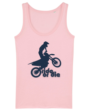 Ride or die - motocross Cotton Pink