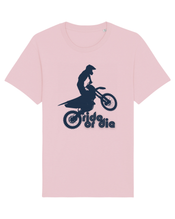 Ride or die - motocross Cotton Pink