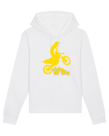 Ride or die - motocross - yellow White