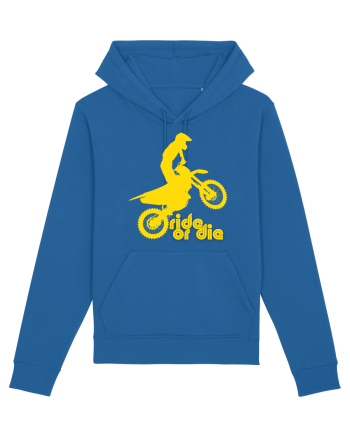 Ride or die - motocross - yellow Royal Blue