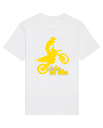 Ride or die - motocross - yellow White
