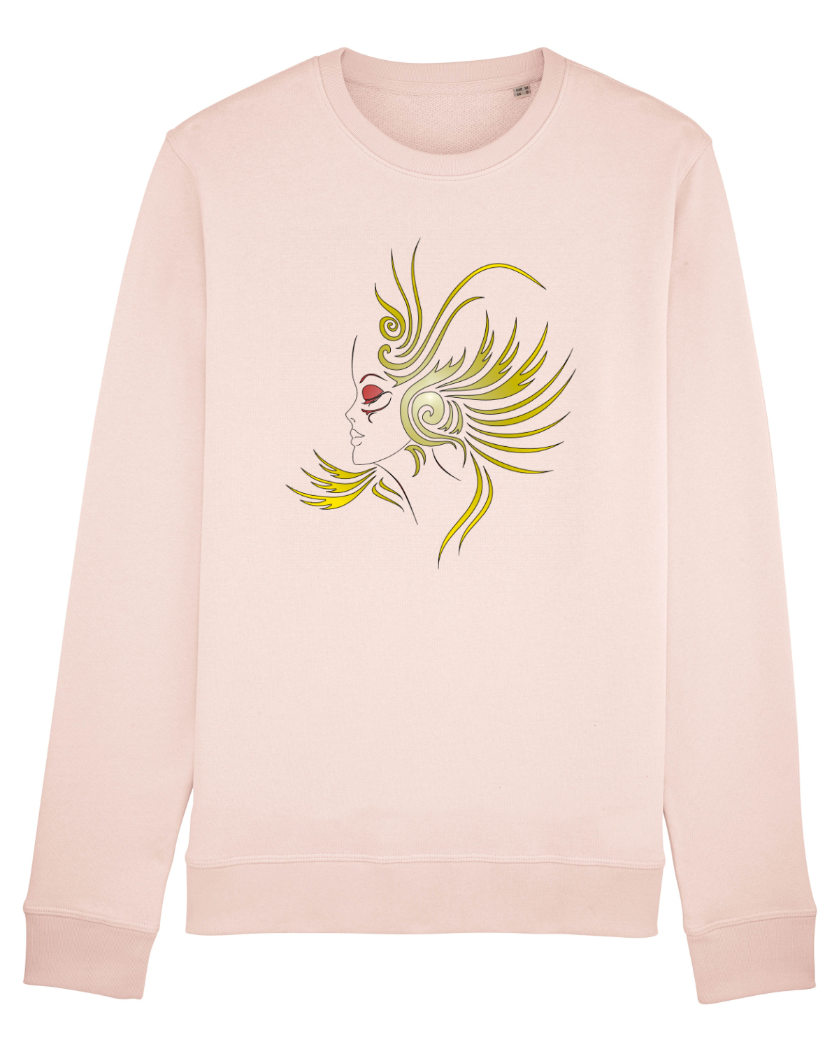 Bluză mânecă lungă Unisex Rise Candy Pink