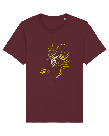 Gold Women Burgundy