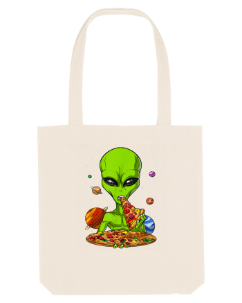 Alien Eating Pizza Natural