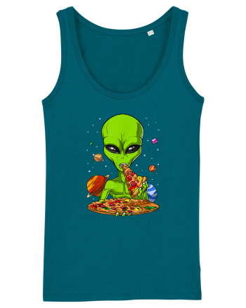 Alien Eating Pizza Ocean Depth