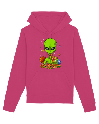 Alien Eating Pizza Raspberry