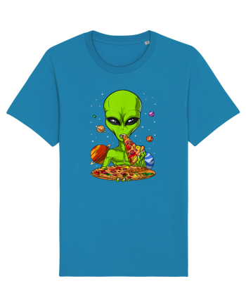 Alien Eating Pizza Azur