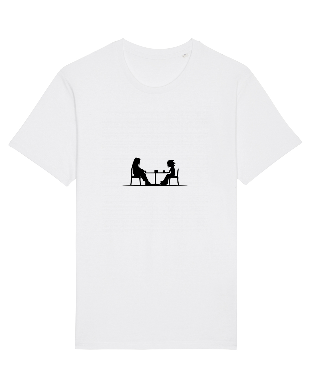 Tricou mânecă scurtă Unisex Rocker White