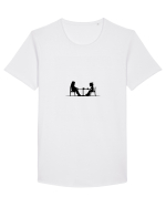 SHAMAN KING - coffee break Tricou mânecă scurtă guler larg Bărbat Skater