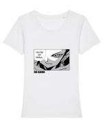 SHAMAN KING - Hao catchphrase  Tricou mânecă scurtă guler larg fitted Damă Expresser