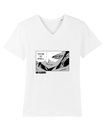 SHAMAN KING - Hao catchphrase  Tricou mânecă scurtă guler V Bărbat Presenter