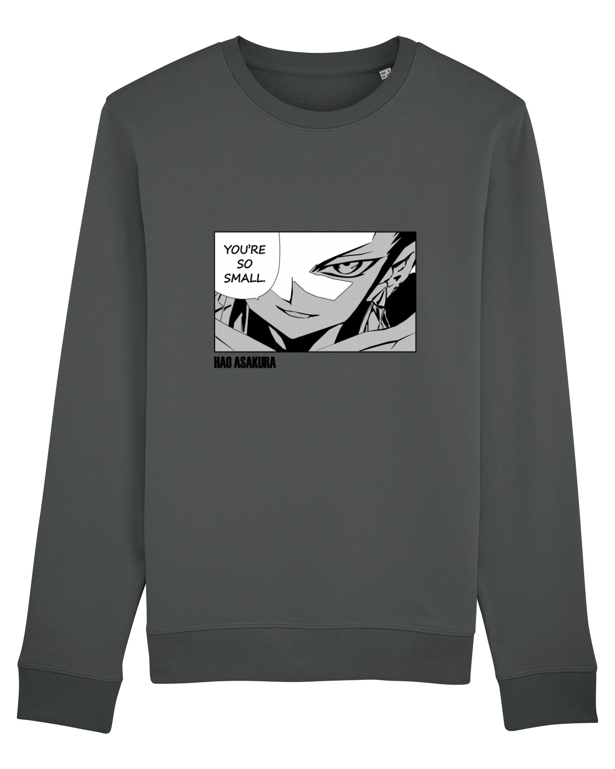 Bluză mânecă lungă Unisex Rise Anthracite