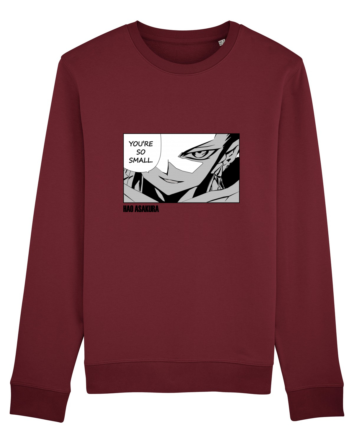 Bluză mânecă lungă Unisex Rise Burgundy