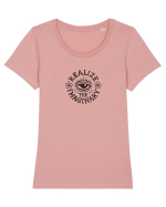 Realize the Imaginary Tricou mânecă scurtă guler larg fitted Damă Expresser