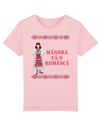 Mândră că-s româncă Cotton Pink