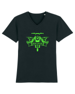Ride or Die black Tricou mânecă scurtă guler V Bărbat Presenter