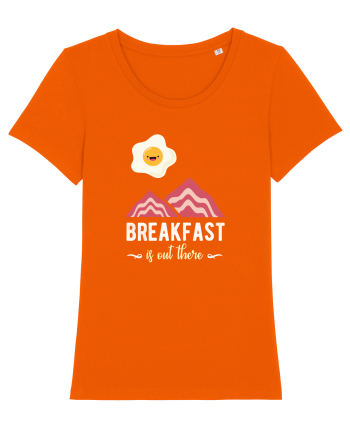 Breakfast is Out There Bright Orange