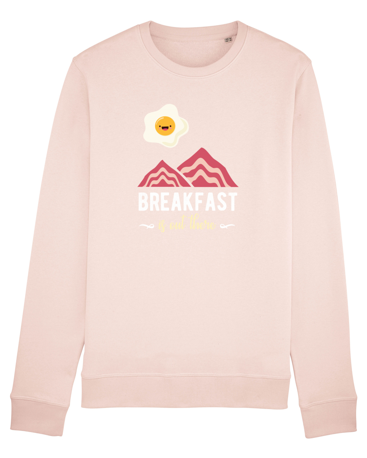 Bluză mânecă lungă Unisex Rise Candy Pink