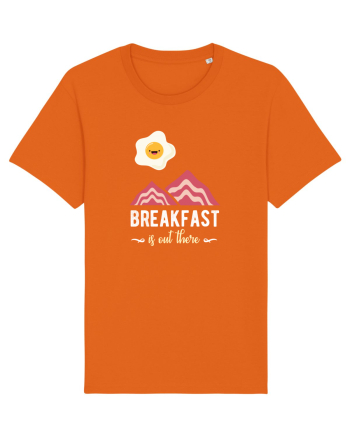 Breakfast is Out There Bright Orange