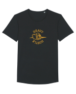 Heavy Hustle Tricou mânecă scurtă guler larg Bărbat Skater