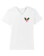 Tricou Mistletoe Tricou mânecă scurtă guler V Bărbat Presenter