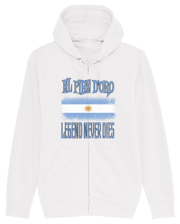 El Pibe D'Oro Legend Never Dies White