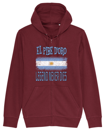 El Pibe D'Oro Legend Never Dies Burgundy