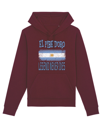 El Pibe D'Oro Legend Never Dies Burgundy