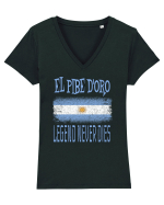 El Pibe D'Oro Legend Never Dies Tricou mânecă scurtă guler V Damă Evoker