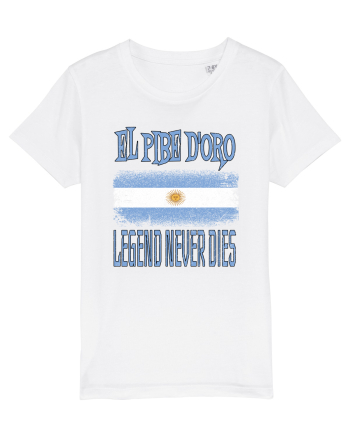 El Pibe D'Oro Legend Never Dies White