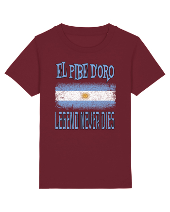 El Pibe D'Oro Legend Never Dies Burgundy